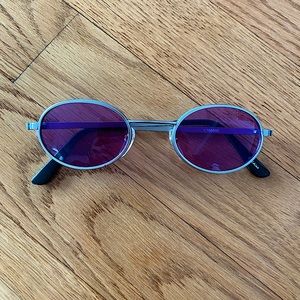 Round Purple Glasses